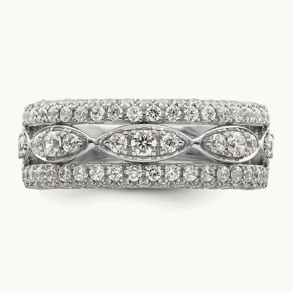 Fashion Ring, 1.25 ct tw Lab-Grown Diamond