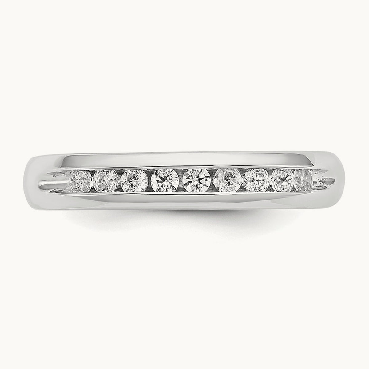 9-Stone Diamond Channel Band — 0.23 ct tw, 7
