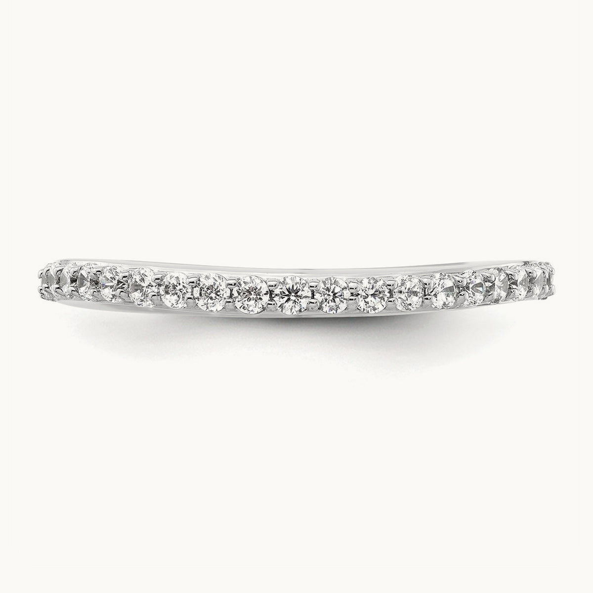 Shared-Prong Wedding Band — 2/5 ct, 7