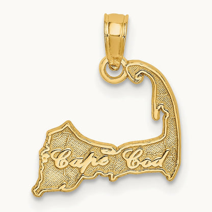 CAPE COD Map Charm — 16.45mm