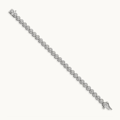Circle Link Bracelet, 1.00 ct tw Lab-Grown Diamond