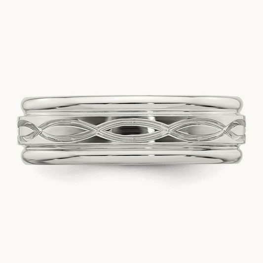 Polished Intertwined Band — 6