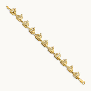 Sailboat Bracelet, 14K