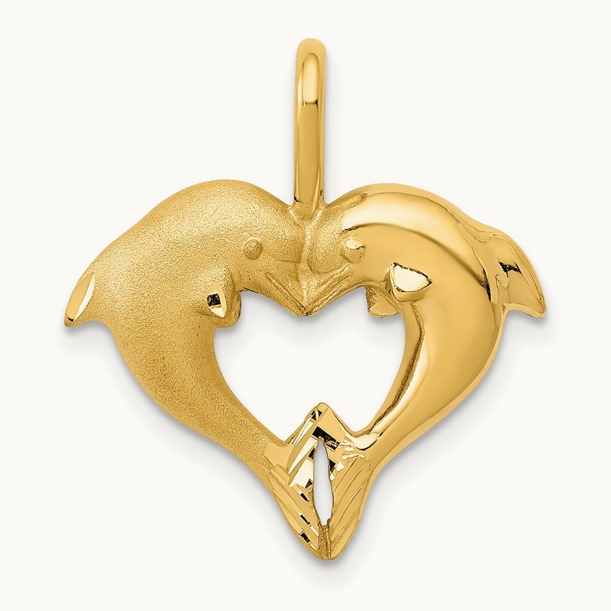 Dolphin Heart Pendant — photo set