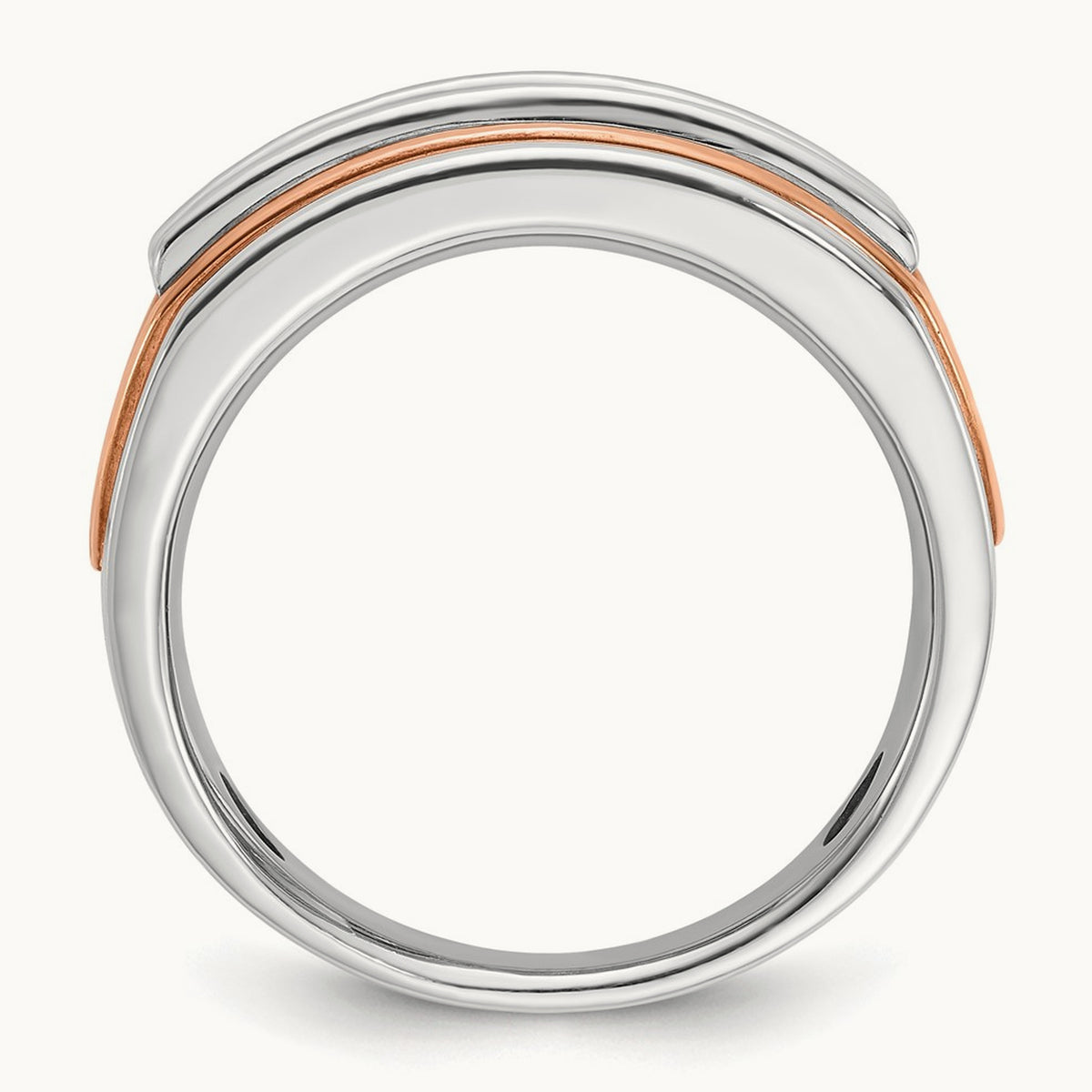 5 Stone Men's Ring, 1.50 ct tw Lab-Grown Diamond