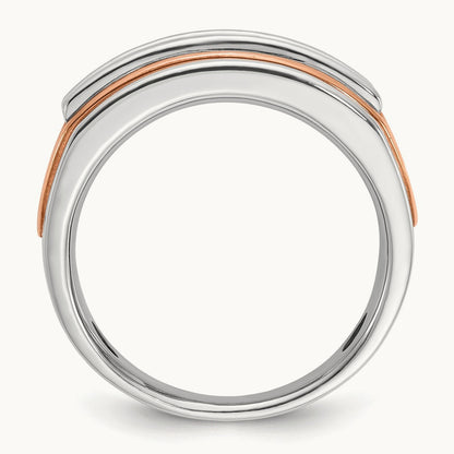 5 Stone Men's Ring, 1.50 ct tw Lab-Grown Diamond