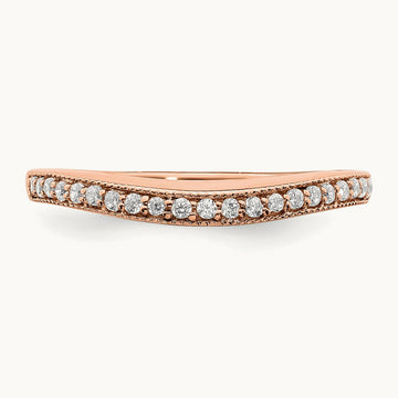 Matching Wedding Band, 0.15 ct tw
