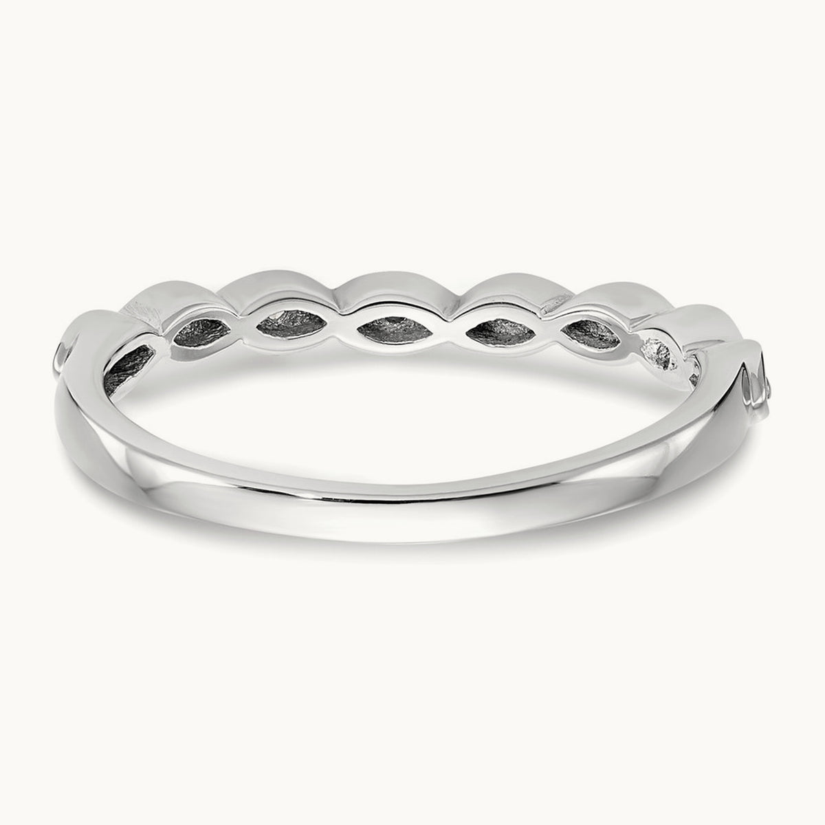 Diamond Band — 14K White Gold, 7
