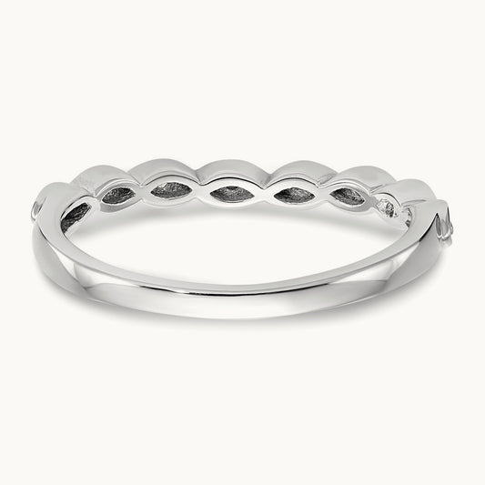 Diamond Band — 14K White Gold, 7