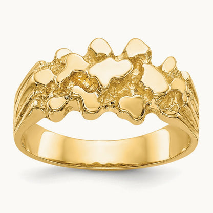 Nugget Ring, 14K