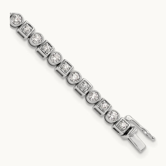 Shapes Bracelet, 2.00 ct tw Lab-Grown Diamond