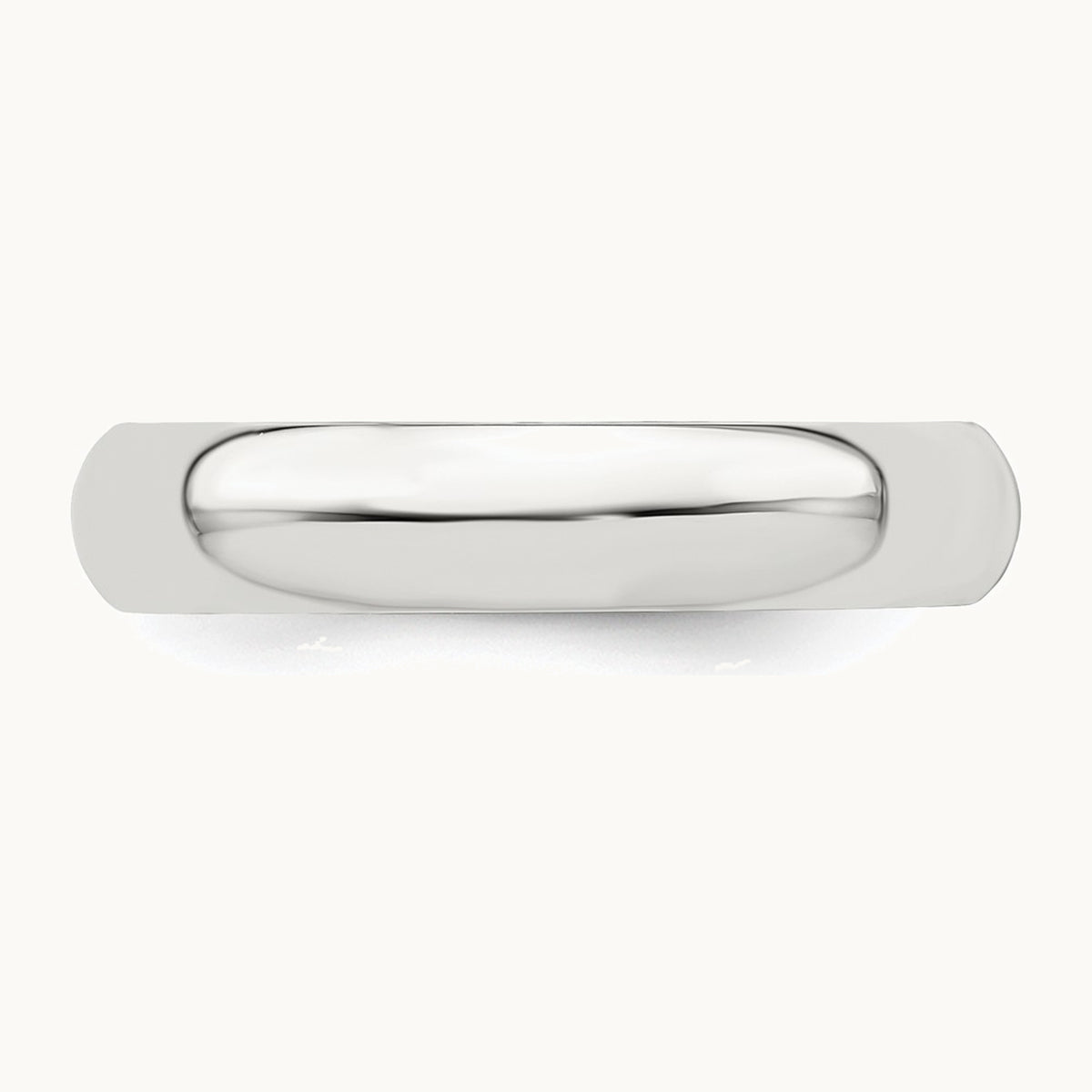 Sterling Silver 4mm Half Round Band