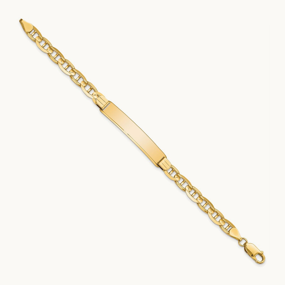 Anchor Link ID Bracelet, 14K