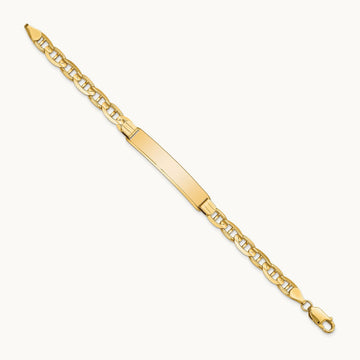Anchor Link ID Bracelet, 14K
