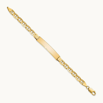 Anchor Link ID Bracelet, 14K