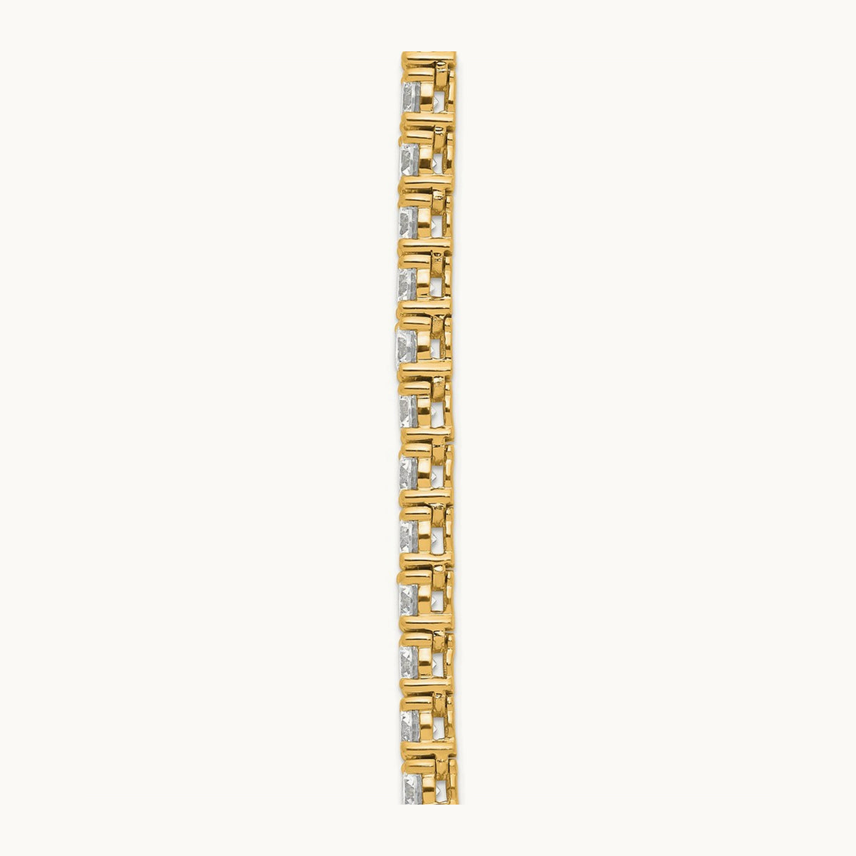 Straight Tennis Necklace, 23 3/8-30 5/8 ct Lab-Grown Diamond