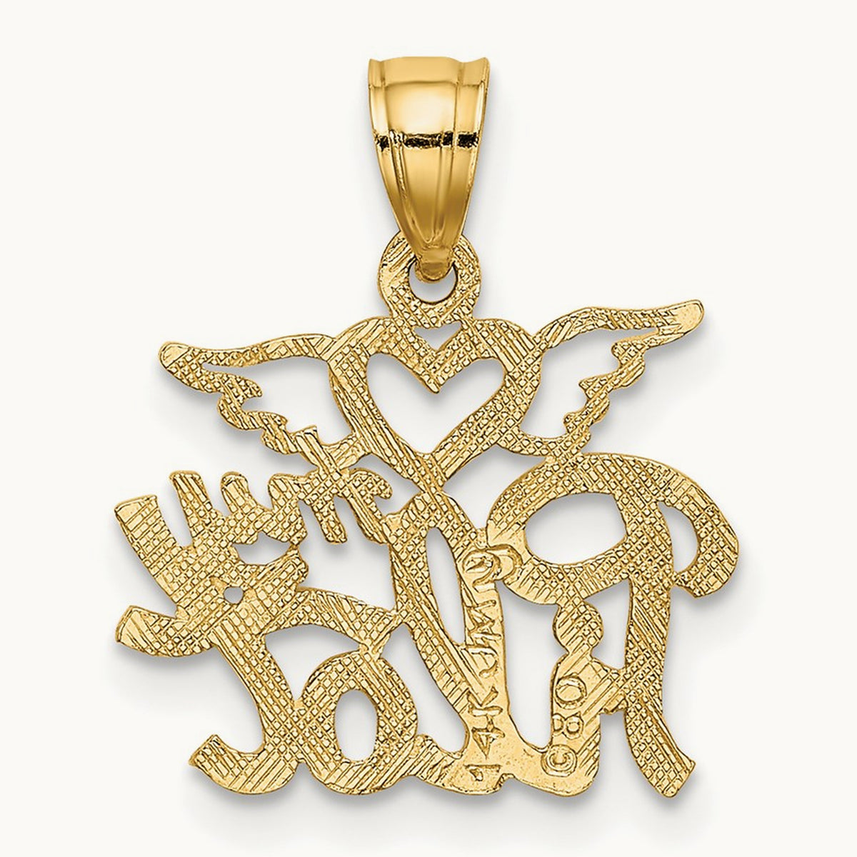 HEART MY PILOT Charm, 14K