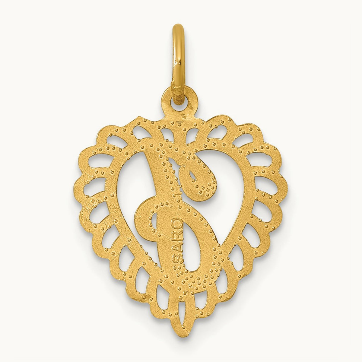 Heart Charm — J