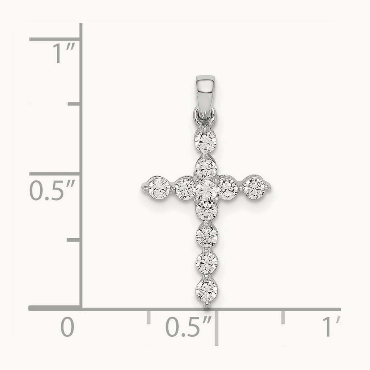 Diamond Cross Pendant — photo set