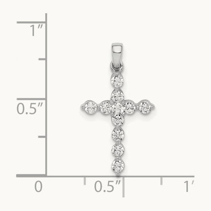 Diamond Cross Pendant — photo set