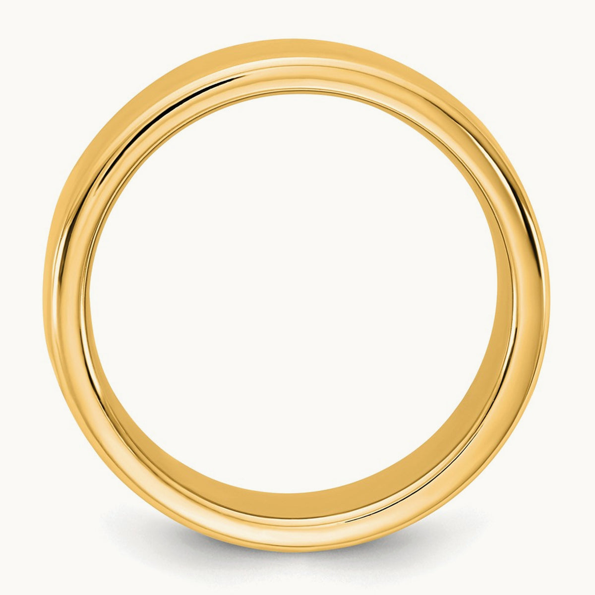 European Comfort Fit Band — 14K Yellow Gold, 7mm