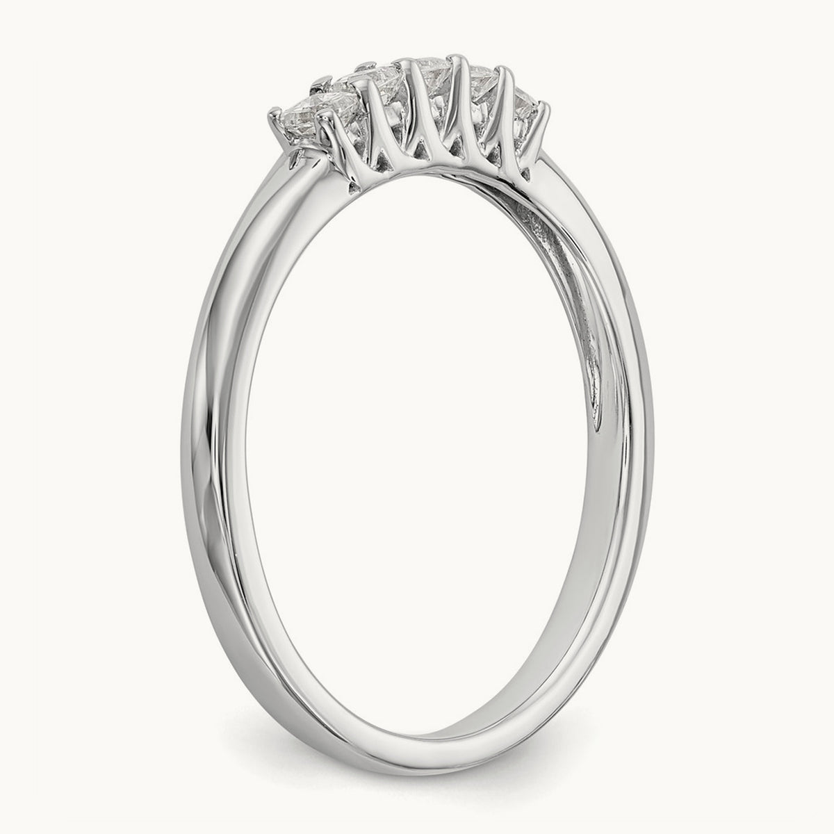 Princess-Cut 5-Stone Band — 1/4 ct, 7