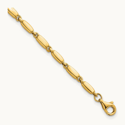 Polished Fancy Link Bracelet — photo set