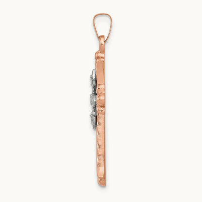 Diamond Cross Pendant — photo set