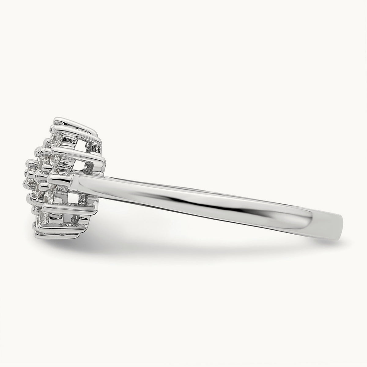 Cluster Ring — 14K White Gold, 7