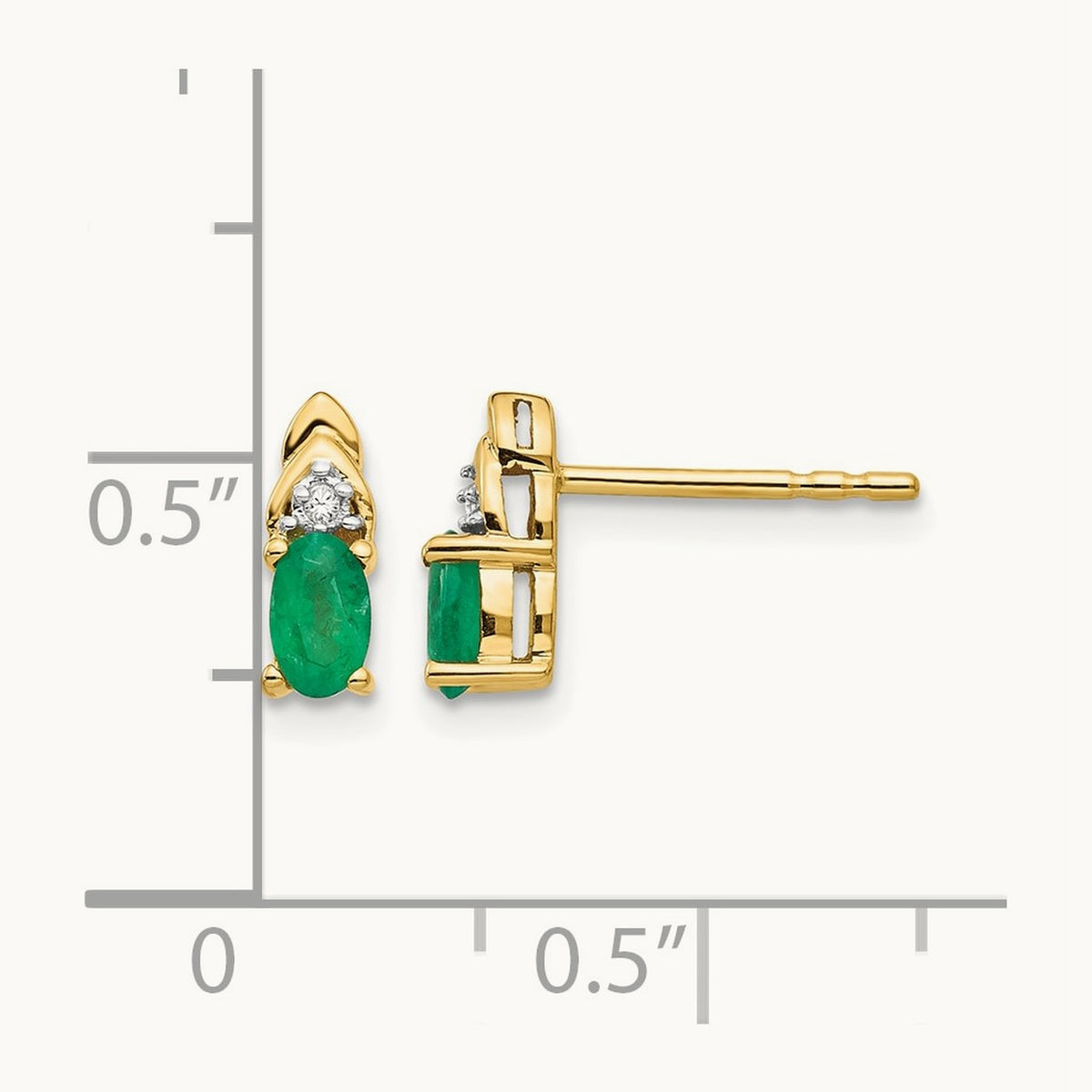 Emerald and Diamond Earrings — photo set