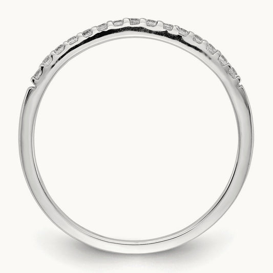 Diamond Band, 14K White Gold