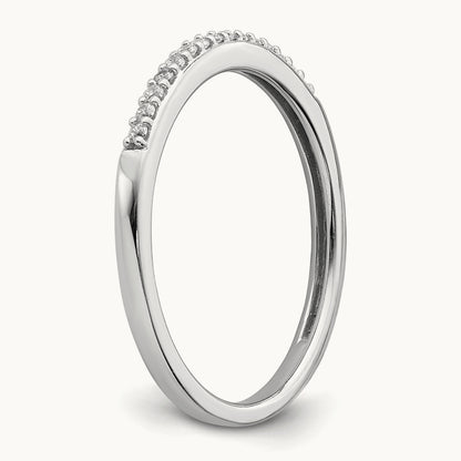 Diamond Band, 10K White Gold