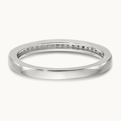 Diamond Band, 14K White Gold