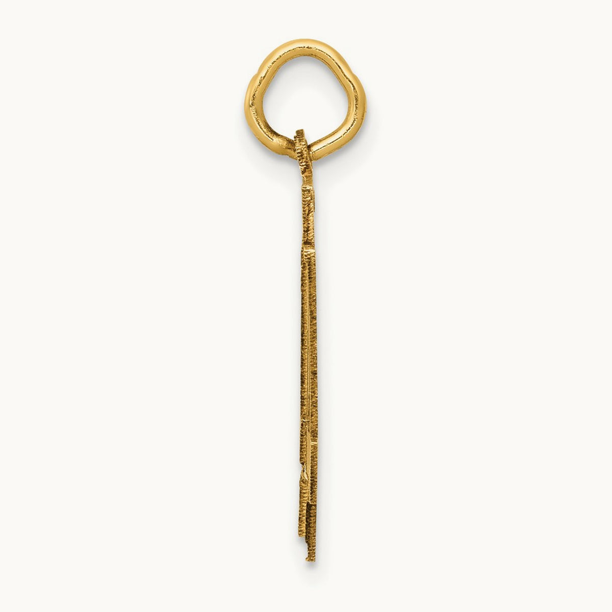 Medium Satin Number 44 Charm, 14K