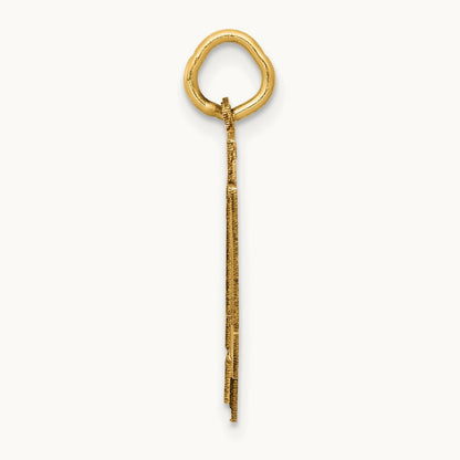 Medium Satin Number 44 Charm, 14K