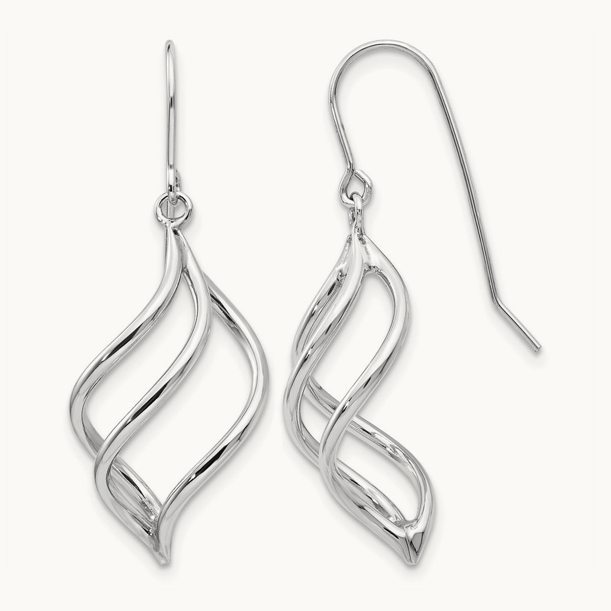 Swirl Dangle Earrings — photo set