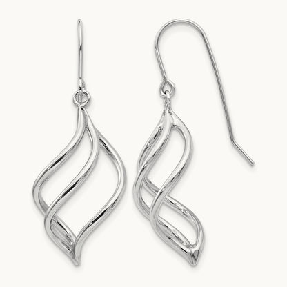 Swirl Dangle Earrings — photo set