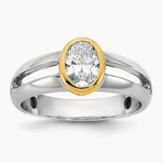 Men's Wedding Band, 1.00 ct tw Lab-Grown Diamond