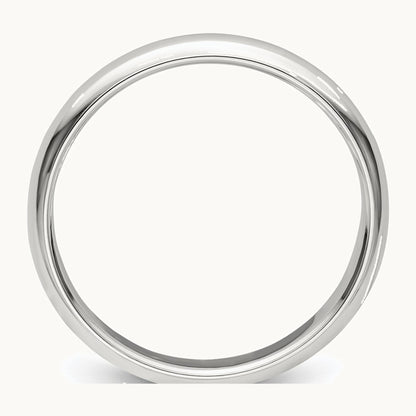 Sterling Silver 3mm Half Round Band