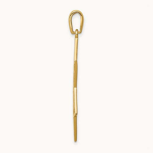 Star Of David 12 Tribes Pendant, 14K