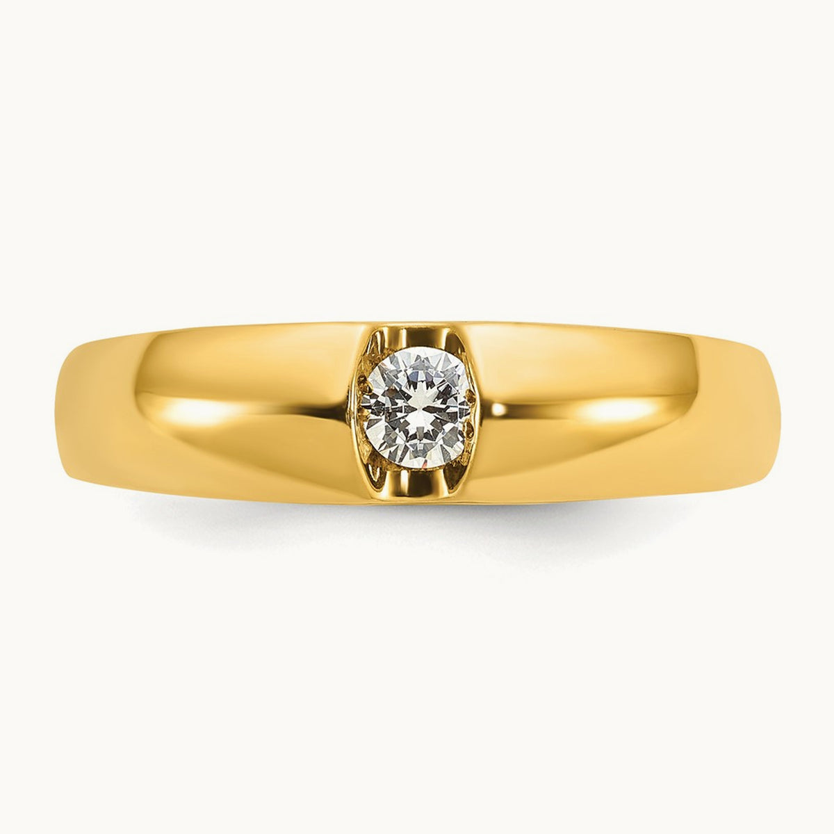 IBGoodman Men's Diamond Complete Ring, 14K