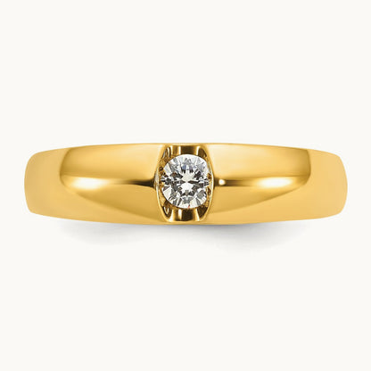 IBGoodman Men's Diamond Complete Ring, 14K