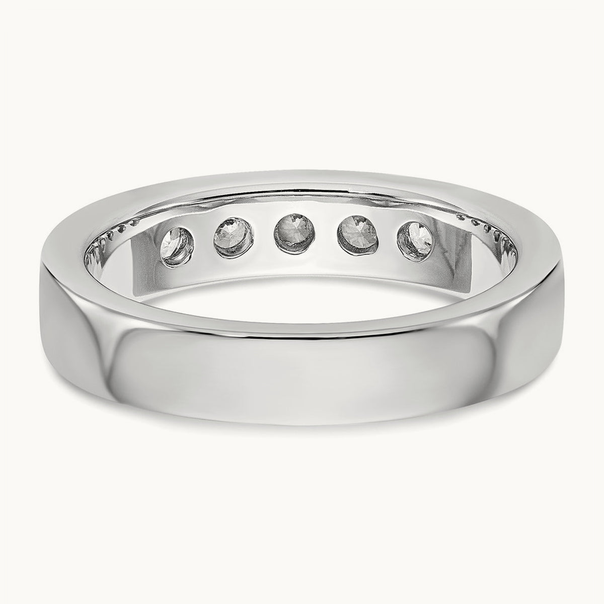 5-Stone Diamond Channel Band — 0.57 ct tw, 6