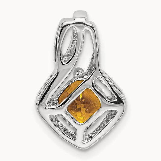 Citrine and Diamond Pendant — photo set