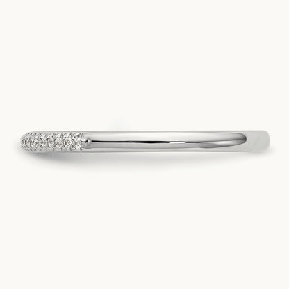 Diamond Band, 14K White Gold