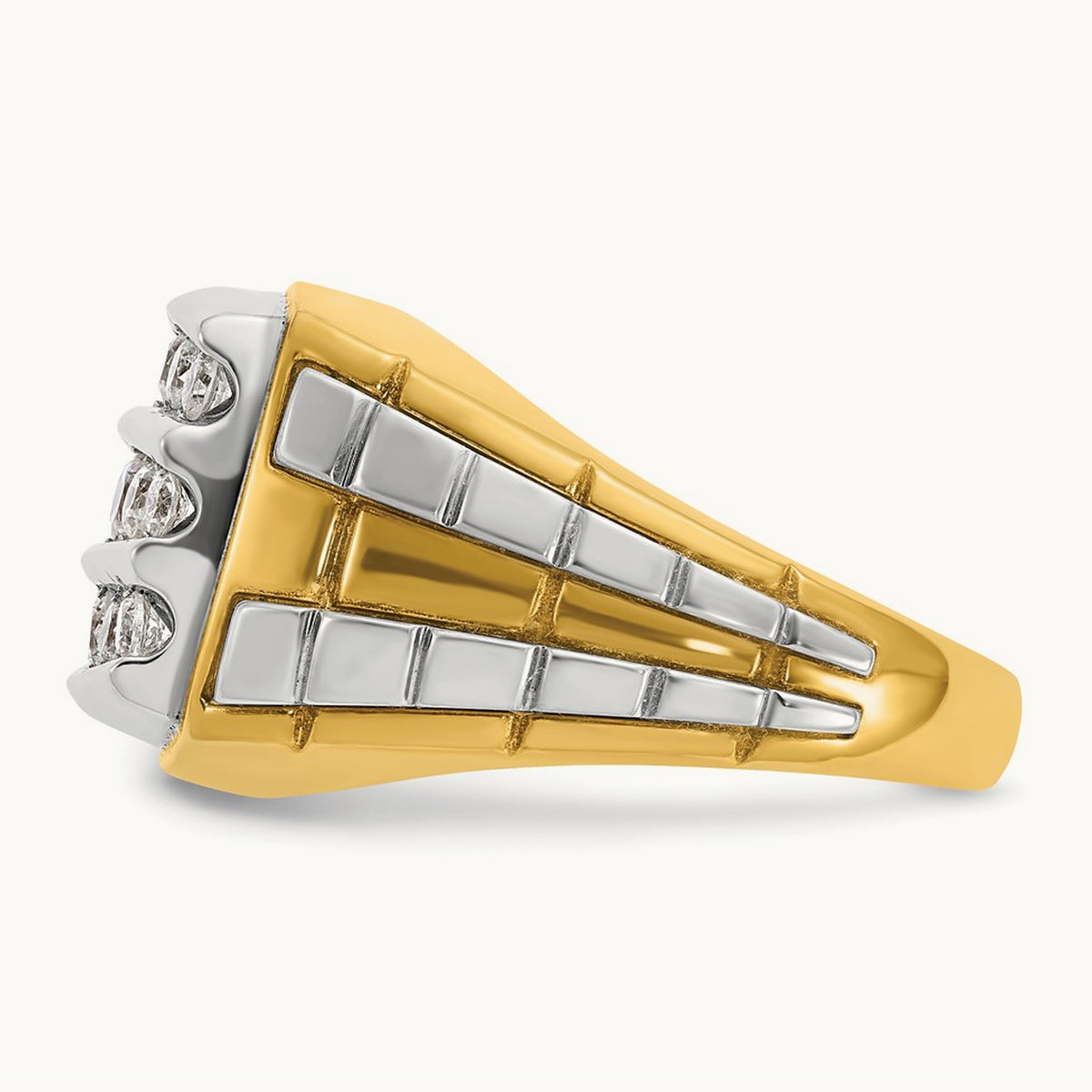Men's Cluster Ring, 1.00 ct tw Lab-Grown Diamond