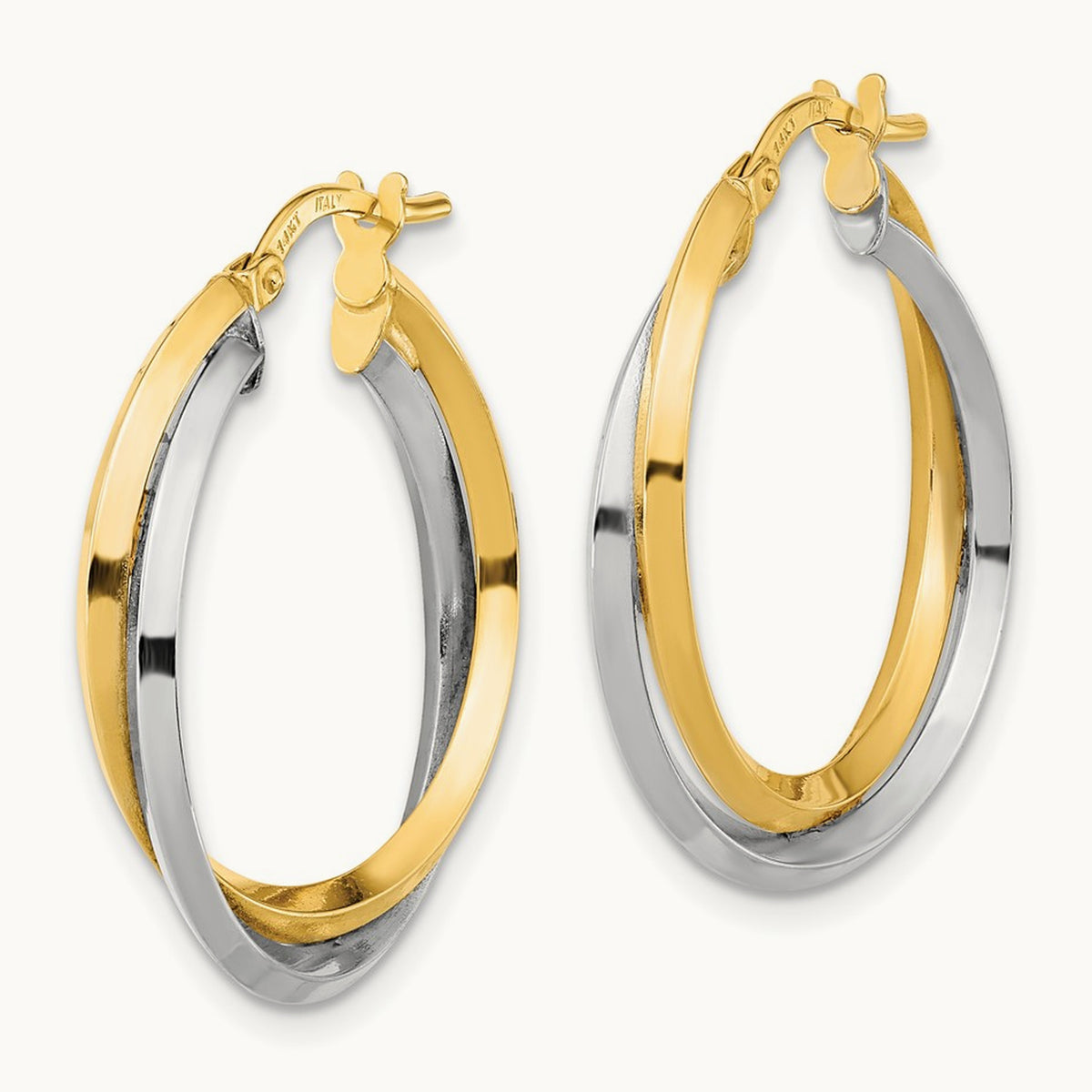 Polished Double Hoops — photo set