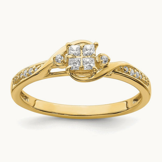 Diamond Complete Engagement Ring — photo set