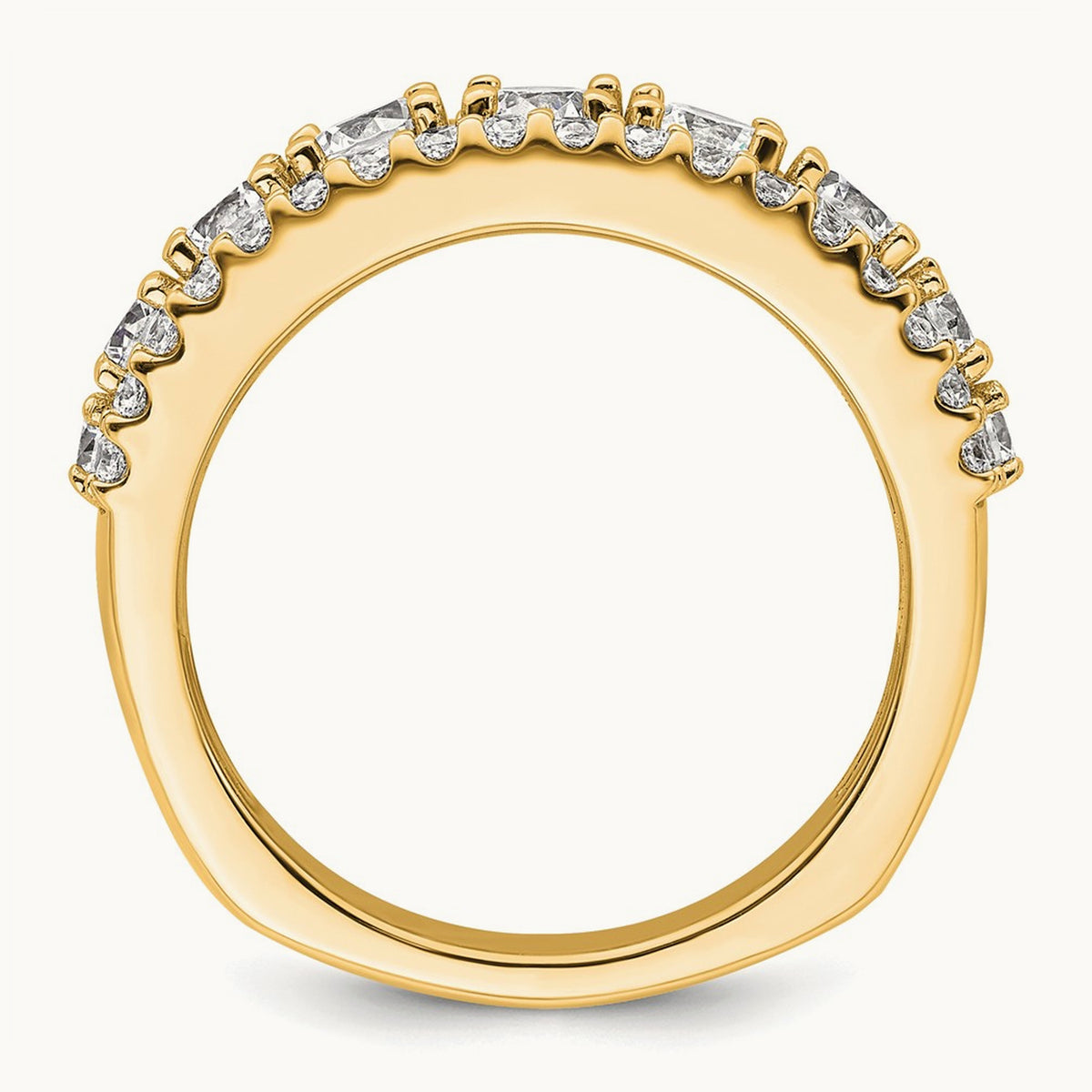Fashion Band, 1.50 ct tw Lab-Grown Diamond — 14K Yellow Gold