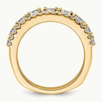 Fashion Band, 1.50 ct tw Lab-Grown Diamond — 14K Yellow Gold